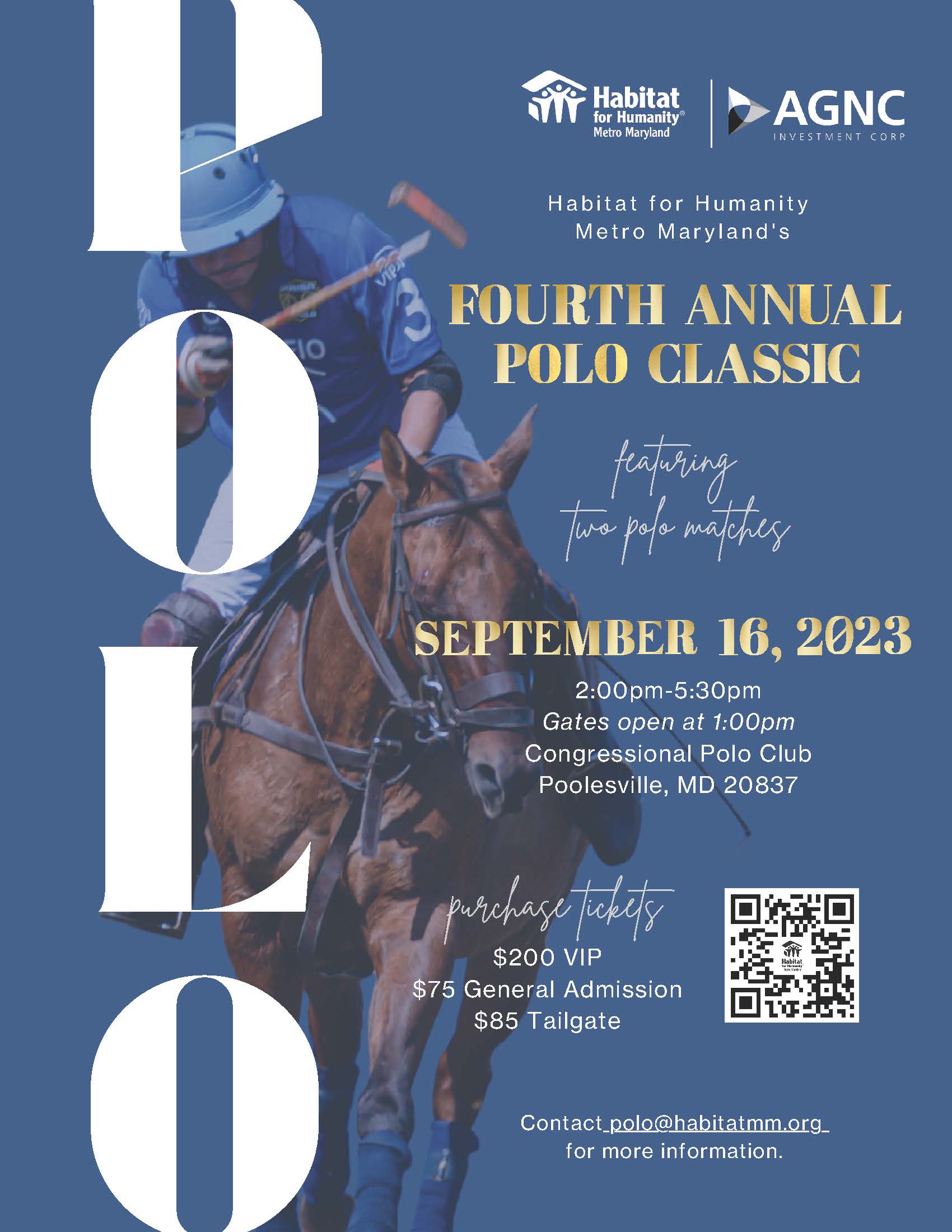 HFHMM Polo 2023 Event Flyer