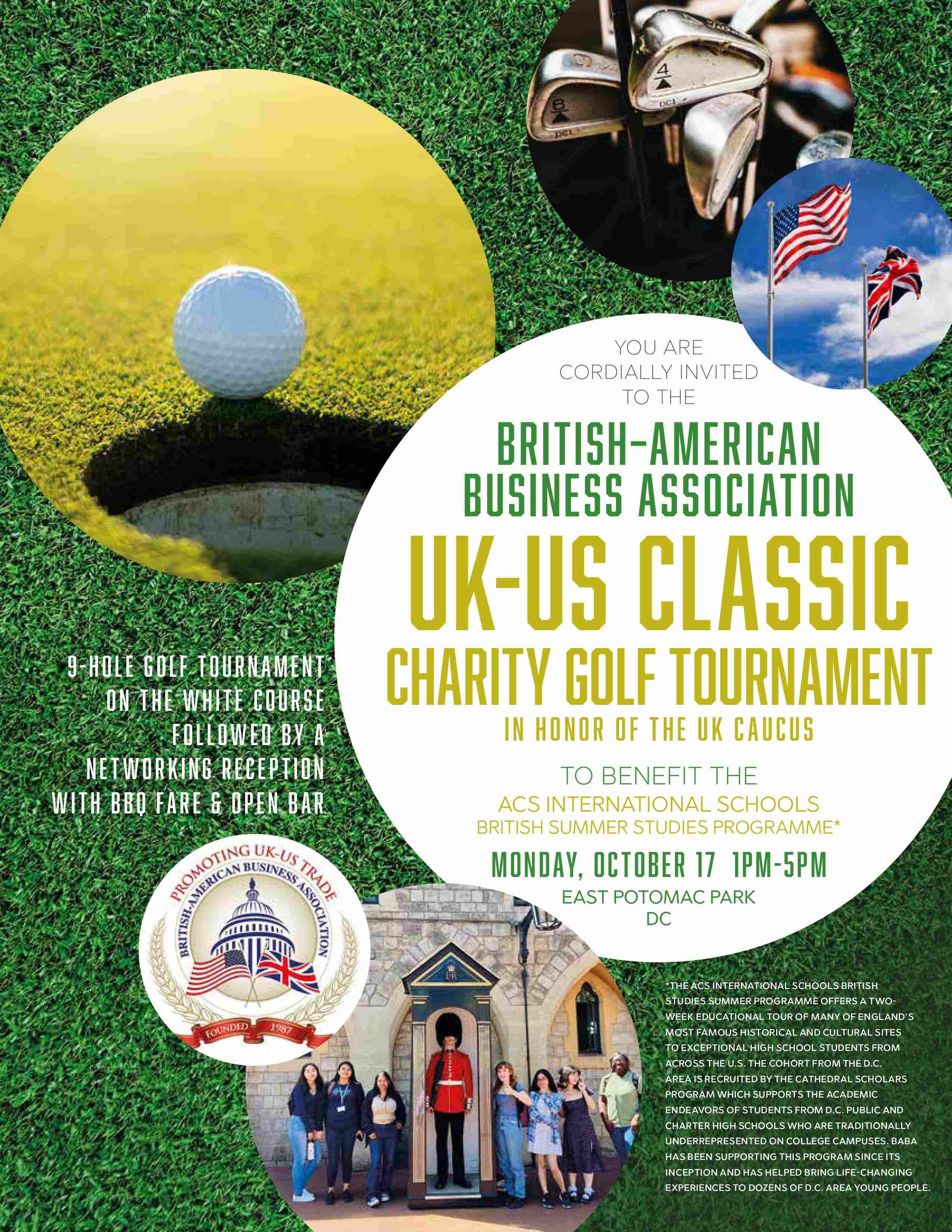 Postponed to Spring - BABA UK-US Classic Charity Golf Tournament