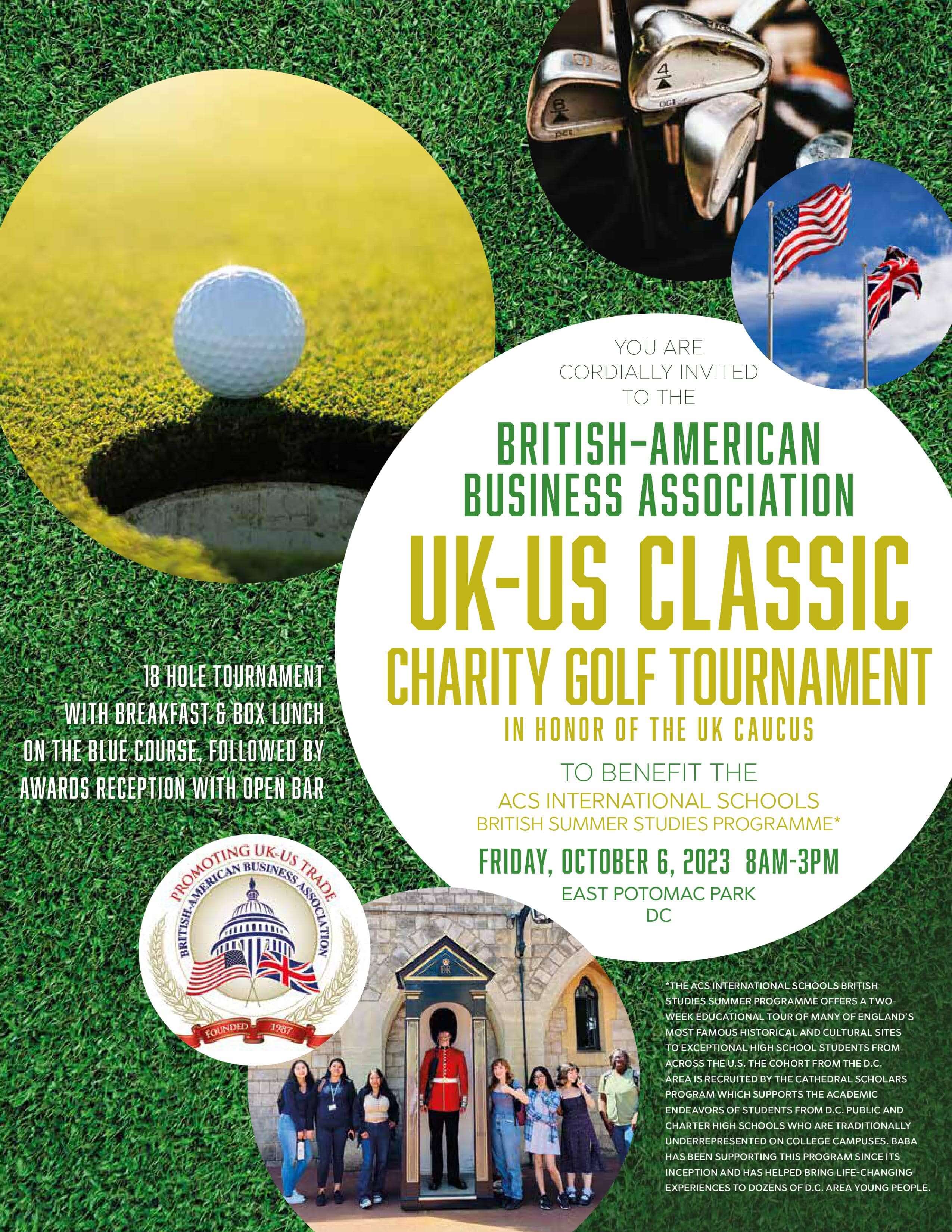 Cancelled - BABA Fall UK-US Classic Charity Golf Tournament