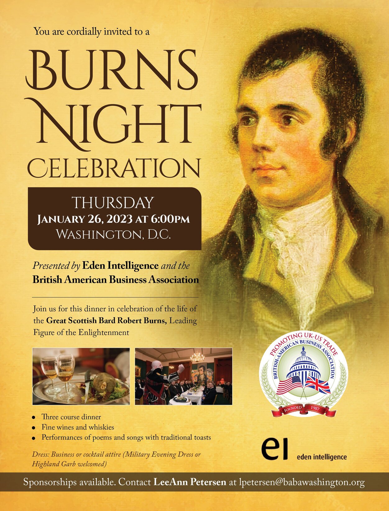 Burns Night Celebration